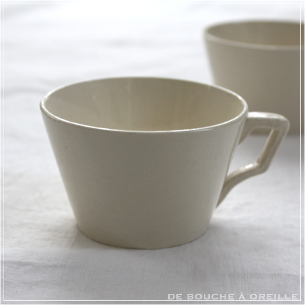 tasse　カップ　Digoin&Sarreguemines　ディゴワン　フランスアンティーク